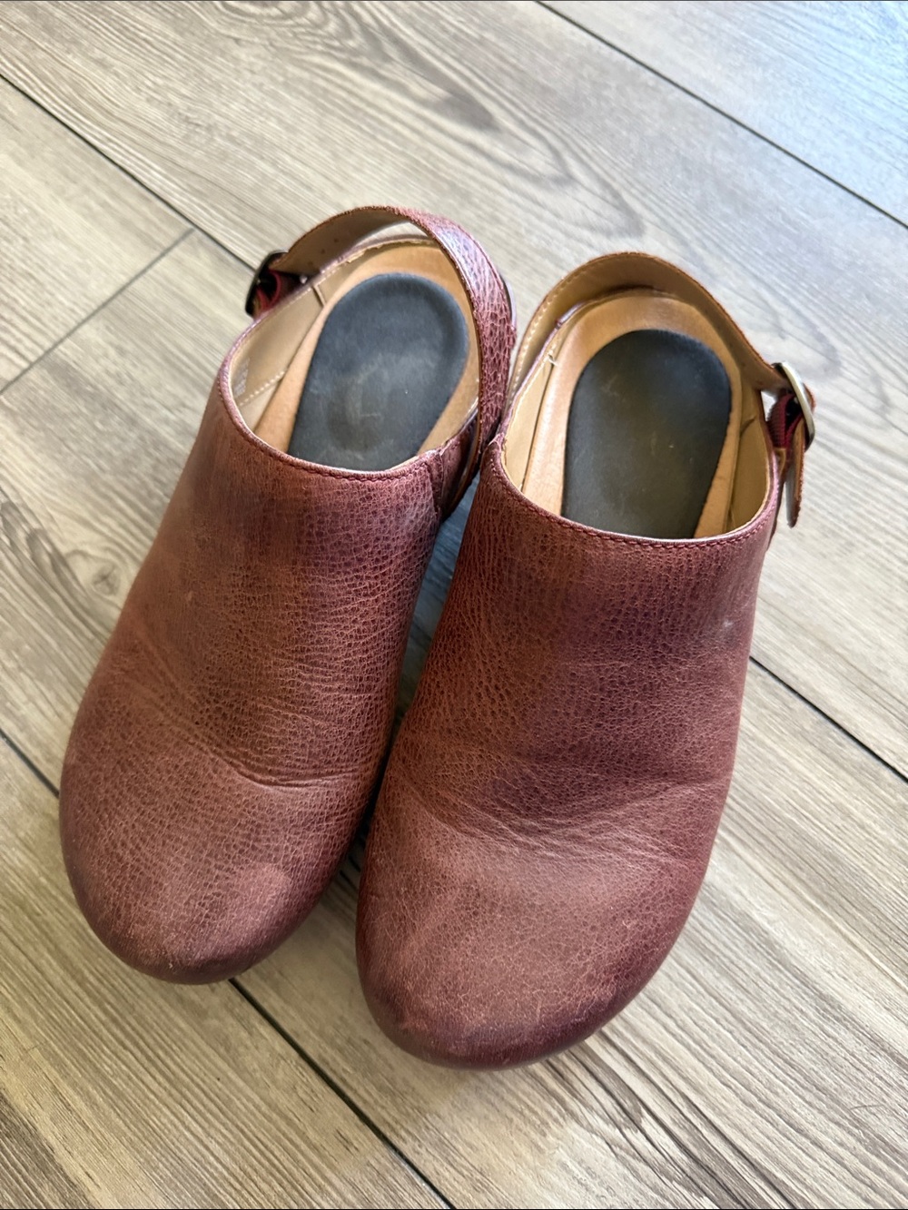 Dansko Women's Leather Slip-On Clog -  size 36